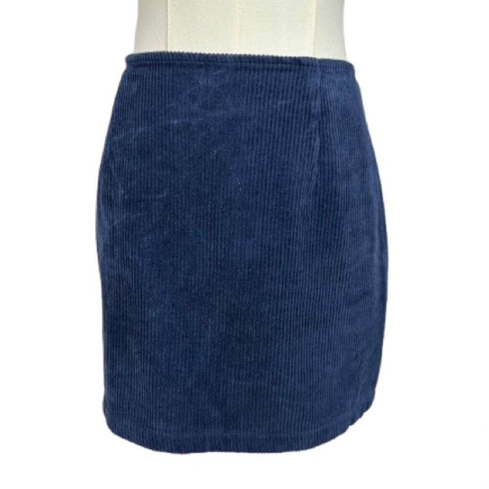 Kendall & Kylie Navy Corduroy Mini Skirt Size XS